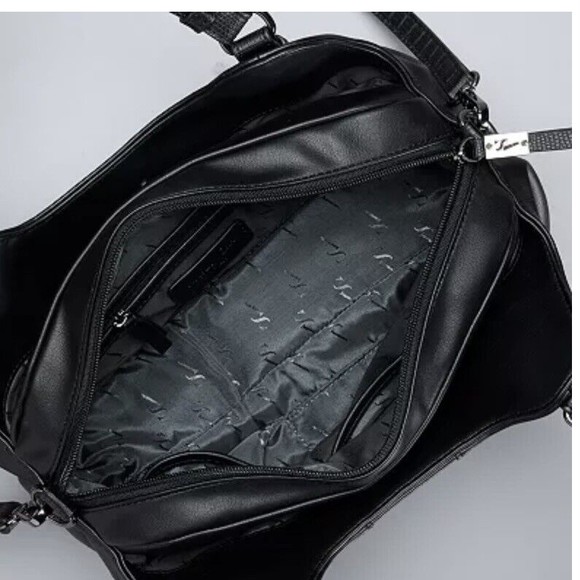 Simply Vera Vera Wang "Buena Satchel" Crossbody Purse Black Never Used **READ** - Picture 7 of 13